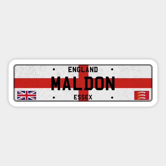 Maldon Essex England Sticker by LocationTees